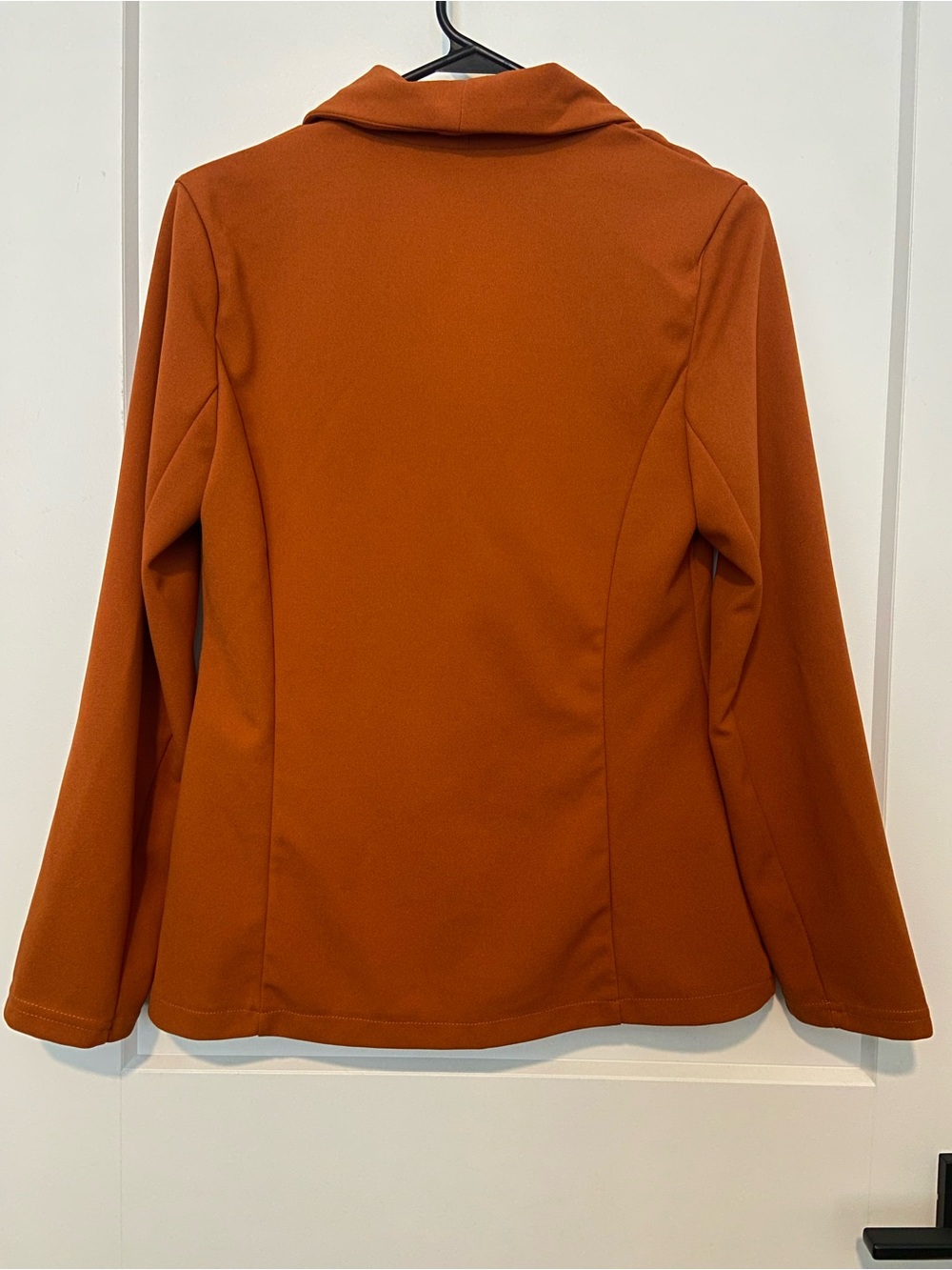 Rust Single-Button Blazer - Picture 6 of 6